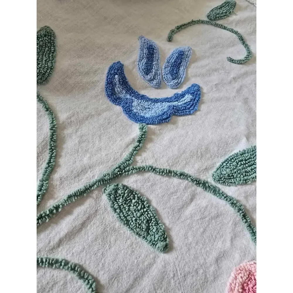 Vintage Chenille coverlet  approx 85